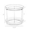 Sorbus 9 Inch 2 Tier Clear Acrylic Lazy Susan - Fridge, Pantry, Cabinet, Table, Bathroom and more